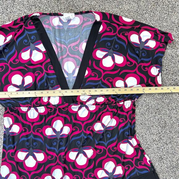 Y2K Vintage Babydoll Empire Waist Whimsy Sexy V-Neck Plus Size 2X Fairy Grunge - Picture 6 of 6